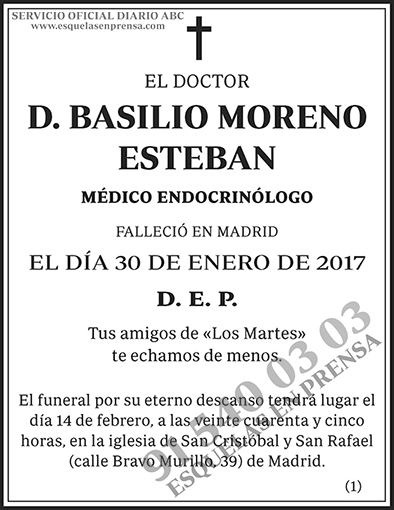 Basilio Moreno Esteban